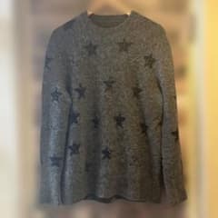 ALLSAINTS スター柄 クルーネックニット グレー メンズのサムネイル