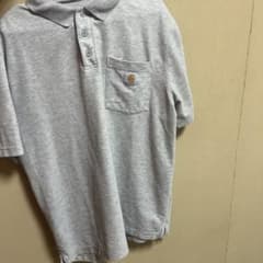 Carhartt 半袖ポロシャツ グレー ポケット付きのサムネイル