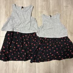 【姉妹お揃い】ノースリーブ ワンピース　グローバルワーク 120 140 夏服のサムネイル