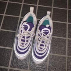 NIKE エアマックス98 23cm 紫 緑のサムネイル