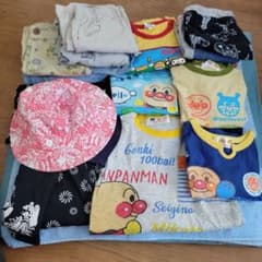 子供服セット（アンパンマン、甚平、ショートパンツ）のサムネイル
