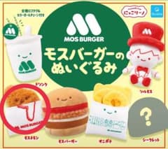 にっこりーノ モスバーガーのぬいぐるみ モスチキン ガチャのサムネイル
