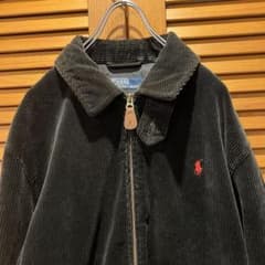 極上】 POLO Ralph Lauren スイングトップ 太コーズ L 黒 - メルカリ