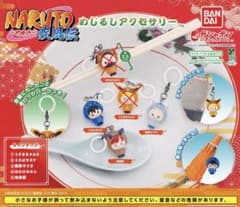 NARUTO疾風伝 めじるしアクセサリー 我愛羅 サスケサクラ3種セット ガチャのサムネイル