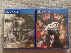 PS4 Monster Hunter World & Persona 5