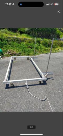 アルミボートトレーラー 約3m x 1.5mのサムネイル