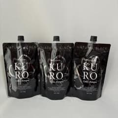VALANROSE KUROクリームシャンプー ナチュラルブラック 3個セット