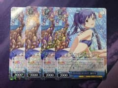 ヴァイスシュヴァルツ アクアマリンマーメイド 如月千早 4枚セット R