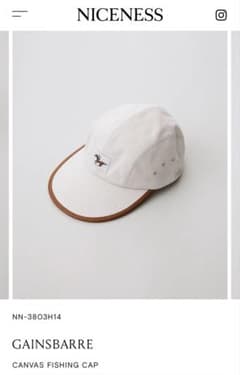 GAINSBARRE CANVAS FISHING CAP NN-3803H14 - メルカリ