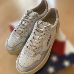 AUTRY オートリー メダリスト プラットフォーム スニーカー シルバー