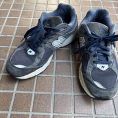New Balance 990 ネイビー/グレーのサムネイル