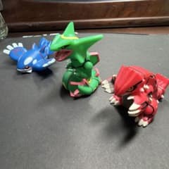 ポケモン 指人形 3体セット レックウザ グラードン カイオーガのサムネイル