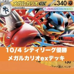 シティリーグ優勝 メガルカリオex デッキ