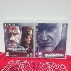 PS3】 2枚セット メタルギアソリッド 4 / V ソフト プレステ3 - メルカリ