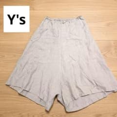 Y's　ワイズ　ヨウジヤマモト　リネン100%　スカートパンツ　ナチュラル　S Y's RESORT2025 COLLECTION | Yohji Yamamoto (ヨウジヤマモト