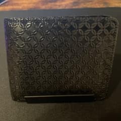 印傳屋 INDENYA 二つ折り財布 黒のサムネイル