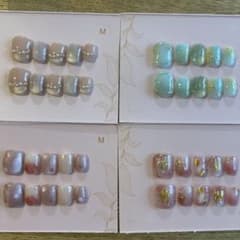 ネイルチップ 4種セット Mサイズ⑤のサムネイル