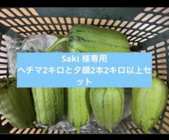 野菜セット ヘチマ2キロ夕顔2本2キロ以上のサムネイル