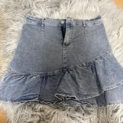 デニム ミニスカート キュロットのサムネイル