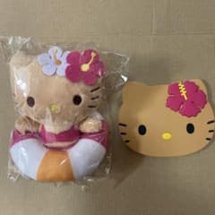 日焼けキティ　ぬいぐるみ　ミラー　セットのサムネイル