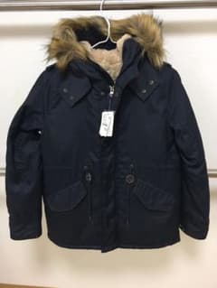 新品　モッズコート　ネイビー　140のサムネイル