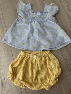 apres les cours レモン柄セットアップ 80cmのサムネイル