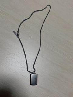 POLICE ドッグタグ ネックレス ブラックのサムネイル