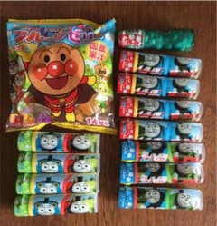 【トーマス・アンパンマン】ラムネ 12本+ゼリー 1袋のサムネイル