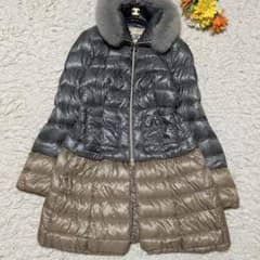 美品✨】ヘルノ ダウンコート 切替 フォックスファー 2way サイズM 