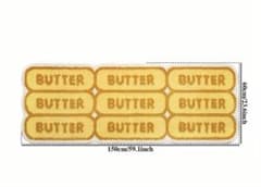 BUTTER デザイン ラグマット 150×60cmのサムネイル