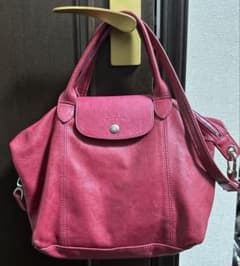 ⭐️お買い得⭐️ロンシャン ル・プリアージュ ピンク オールレザー 