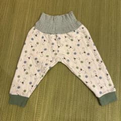 クマ柄コットンパンツ 95cm以下のサムネイル