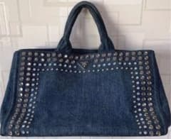 ☆美品 PRADA プラダ カナパ ビジュー AVIO☆プラダ トートバック 