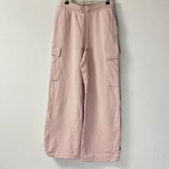 スウェットカーゴパンツ ピンク ワイドシルエットのサムネイル