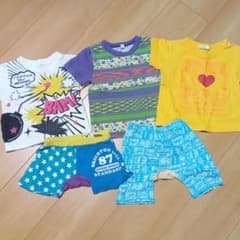 ❴西松屋❵ Ｔシャツ 半ズボン セット 80 男の子のサムネイル