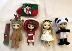 リトルプーリップ　4体セット　キャロル&ルドルフ　アリス　￼パンダ　￼中古品のサムネイル