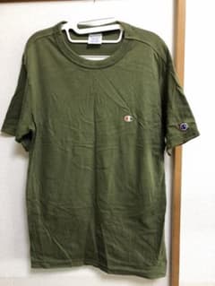 値下げ‼️Champion チャンピオン 半袖Tシャツ　カーキ色　Mサイズのサムネイル