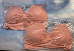 【新品未使用】ジニエシークレットブラ　サーモンピンクのサムネイル