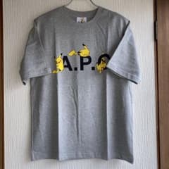 APC 포켓몬 피카츄 T 셔츠 S 그레이 신품 미사용품