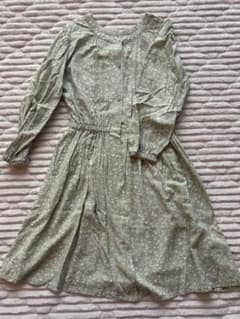 【GLOBAL WORK】前開き2wayワンピース　カーディガン総 花柄　130のサムネイル