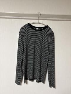 【UNIQLO】ソフトリブボーダークルーネックTのサムネイル