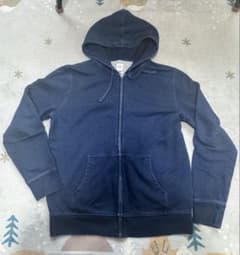 GAP ダークブルー フルジップパーカー Mのサムネイル