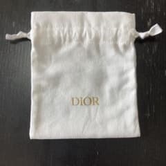 Dior ディオール 巾着　きんちゃく　ミニポーチ　綿のサムネイル