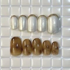 ネイルチップ　鼈甲_秋ネイル_ニュアンスのサムネイル