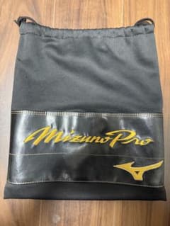 MizunoPro 黒 ナイロンバッグのサムネイル