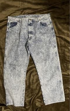 Wrangler ケミカルウオッシュ バギー ジーンズ 42のサムネイル