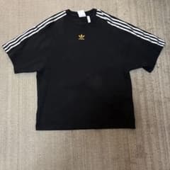adidas トレフォイルロゴ 半袖Tシャツ ブラックのサムネイル