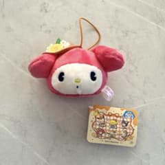 サンリオキャラクターズ　ほっぴんぐてぃーたいむフェイスマスコット　マイメロディ