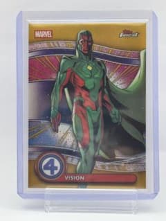 2026 Topps Finest Marvel Vision 09/50
