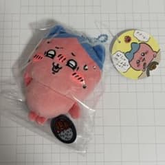 Chiikawa is super spicy! Mascot, bright red cat with a split face